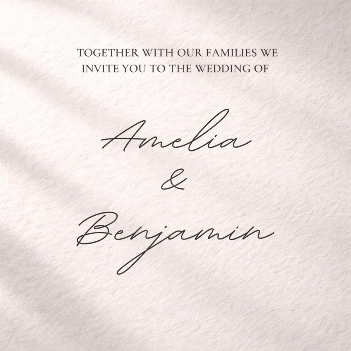 Black and White Minimalist Wedding Invitation Template – Editable 5x7 Canva Digital Download
