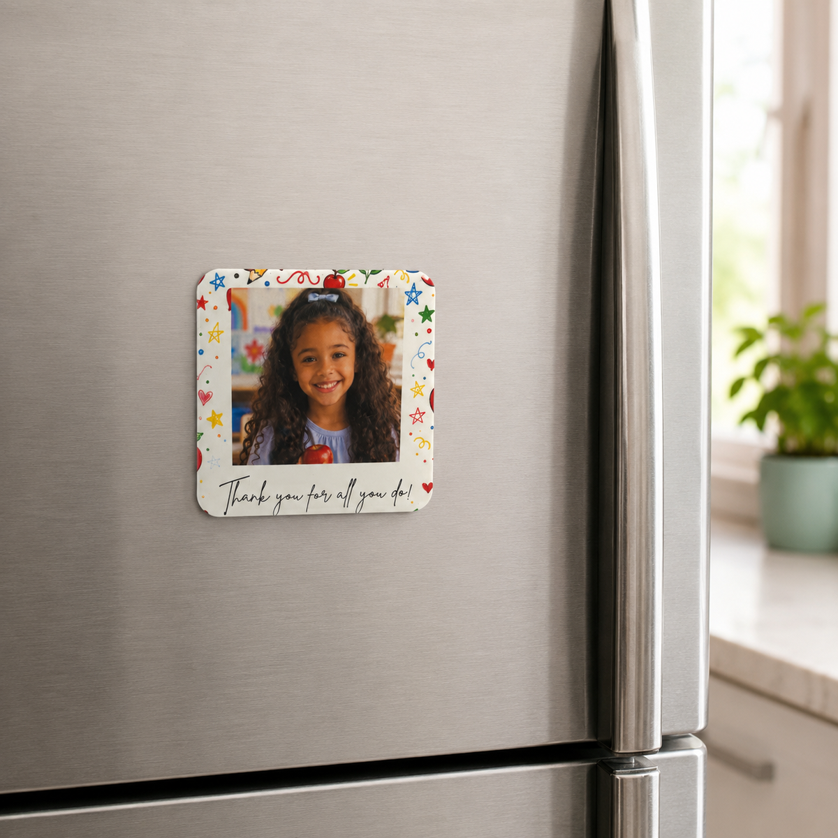 Personalized Teacher Photo Magnet | Teacher Appreciation Gift – METAL