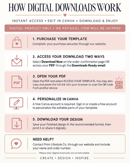 Gold Border Wedding Invitation Template | Editable Canva – Prim ...