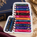 Fantasy Book Stack Sticker | Waterproof Book Lover Decal